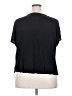 Bobeau 100% Rayon Black Short Sleeve Blouse Size 2X - photo 2