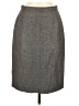 Max Mara Chevron-herringbone Gray Casual Skirt Size 8 - photo 1