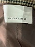 Rebecca Taylor 100% Polyester Houndstooth Brown Blazer Size 8 - photo 6