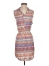 Renee C. Print Tan Casual Dress Size S - photo 1