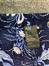 H&M 100% Viscose Paisley Blue Shorts Size S - photo 3