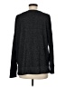 Time and Tru Metallic Black Pullover Sweater Size M - photo 2