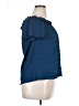 Shein Curve Blue Short Sleeve Blouse Size 0X - photo 4