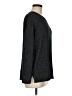 Time and Tru Metallic Black Pullover Sweater Size M - photo 4