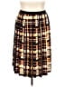 NY Collection Print Brown Casual Skirt Size L - photo 1
