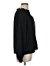 Gap 100% Polyester Black 3/4 Sleeve Blouse Size M - photo 4