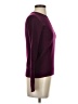 Theory 100% Cashmere Burgundy Purple Cashmere Pullover Sweater Size P (petite) - photo 4
