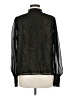A.L.C. Black Long Sleeve Silk Top Size 6 - photo 2