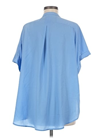 DKNYC Short Sleeve Blouse (view 2)