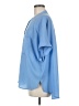 DKNYC 100% Polyester Blue Short Sleeve Blouse Size M (estimated) - photo 5