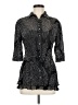 Komarov Black 3/4 Sleeve Blouse Size Med (2) - photo 1