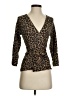 Cache Animal Print Leopard Print Brown Cardigan Size XS - photo 1