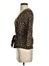 Cache Animal Print Leopard Print Brown Cardigan Size XS - photo 5