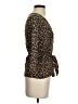 Cache Animal Print Leopard Print Brown Cardigan Size XS - photo 4
