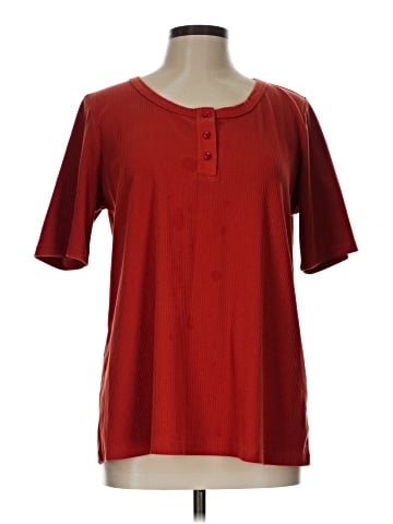 LOGO Short Sleeve Henley (view 1)