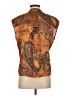 Elie Tahari 100% Polyester Paisley Brown Sleeveless Blouse Size XS - photo 2