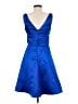 David's Bridal 100% Polyester Blue Cocktail Dress Size 6 - photo 2