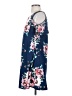 Unbranded Floral Blue Casual Dress Size S - photo 5