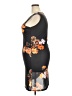 Unbranded Graphic Black Cocktail Dress Size 3X - photo 5