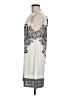 Unbranded 100% Polyester Paisley Ivory Casual Dress Size M (estimated) - photo 5