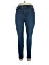 Flawless Solid Blue Jeans Size 14 - photo 1