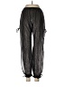 Assorted Brands 100% Nylon Metallic Black Casual Pants One size - photo 1