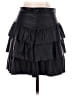 idem ditto Solid Black Faux Leather Skirt Size S - photo 2