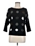 Charter Club Polka Dots Black Pullover Sweater Size M - photo 1