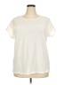 Torrid Ivory Short Sleeve Blouse Size 2X Plus (2) - photo 1
