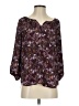 Fun2Fun 100% Polyester Burgundy 3/4 Sleeve Blouse Size 4 - photo 1