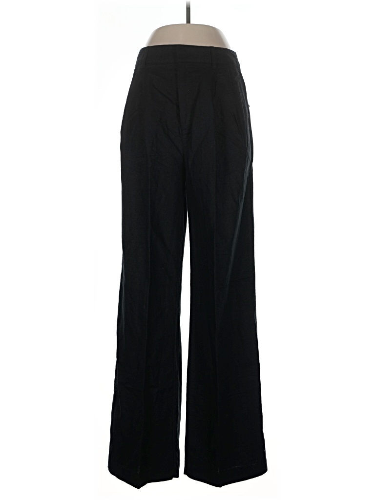 Pre-owned Gap Linen Pants In Black