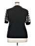 Blooming Jelly Black Short Sleeve Top Size XXL - photo 2