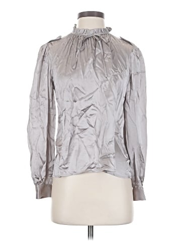 Pure Collection Long Sleeve Silk Top (view 1)