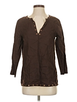Michael Michael Kors 3/4 Sleeve Button Down Shirt