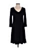 Cupio Solid Black Casual Dress Size XS - photo 1