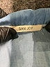 San Joy Blue 3/4 Sleeve Blouse Size L - photo 4