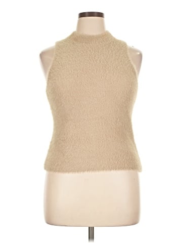 MNG Faux Fur Vest (view 1)