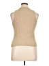 MNG 100% Polyester Ivory Faux Fur Vest Size XL - photo 2