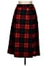 Barclay Square Plaid Red Casual Skirt Size 11 - 12 - photo 1