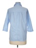 Levine Classics Blue 3/4 Sleeve Button-Down Shirt Size M (estimated) - photo 2