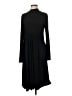 Zara Basic Solid Black Casual Dress Size M - photo 1