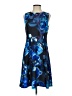 DKNY Print Blue Cocktail Dress Size 4 - photo 1