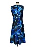 DKNY Print Blue Cocktail Dress Size 4 - photo 2