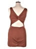 ChicMe Solid Brown Cocktail Dress Size XL - photo 2