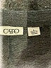 Cato Chevron-herringbone Gray Dress Pants Size L - photo 7
