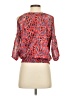 Thalia Sodi 100% Polyester Red 3/4 Sleeve Blouse Size S - photo 2
