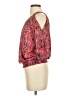 Thalia Sodi 100% Polyester Red 3/4 Sleeve Blouse Size S - photo 5