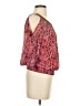 Thalia Sodi 100% Polyester Red 3/4 Sleeve Blouse Size S - photo 4