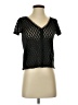 Shein Black Short Sleeve Top Size 2 - photo 1