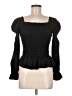 Unbranded Black Long Sleeve Blouse Size M (estimated) - photo 1